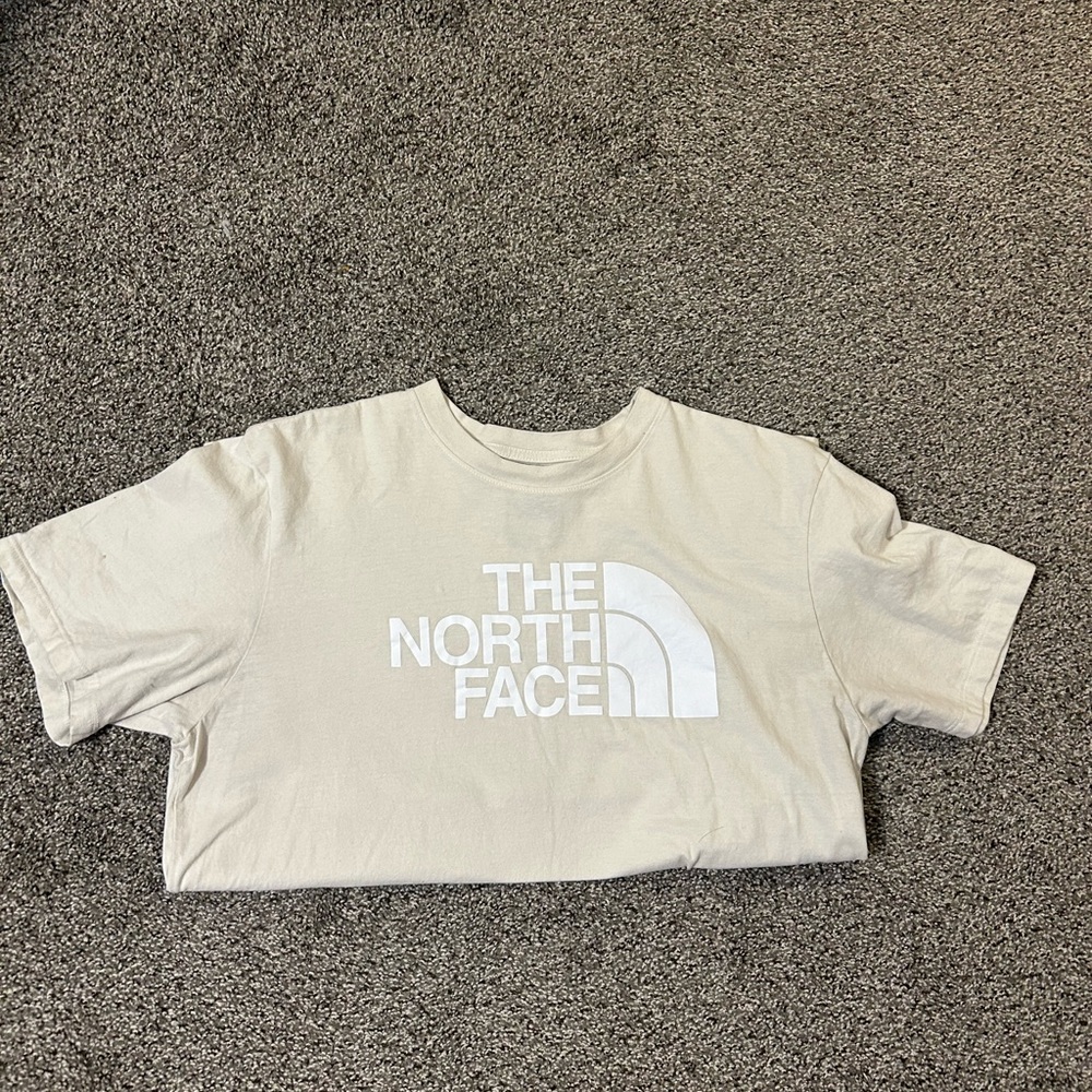 Men’s NORTHFACE tshirt tan nude cream